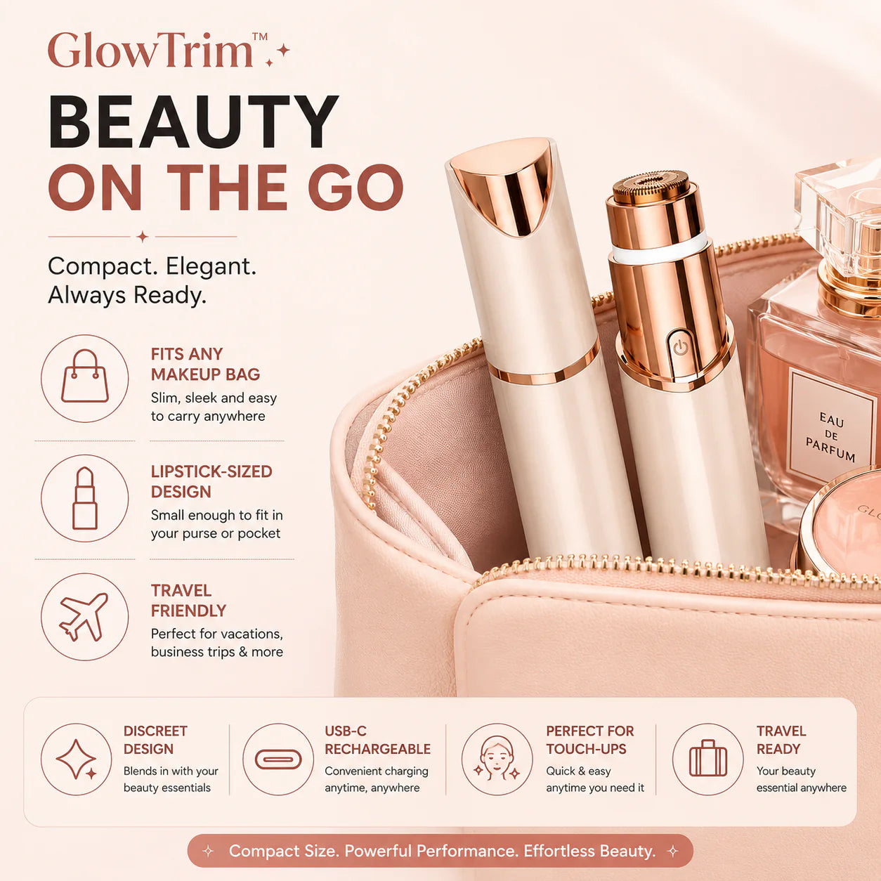 Smooth Skin Trimmer – 2-in-1 Facial & Eyebrow Precision Tool