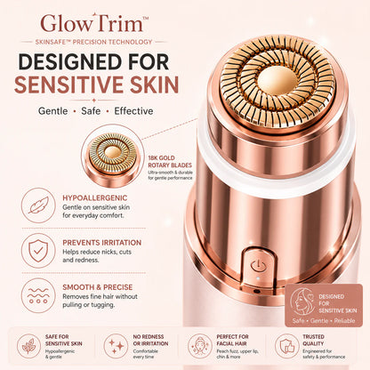 Smooth Skin Trimmer – 2-in-1 Facial & Eyebrow Precision Tool
