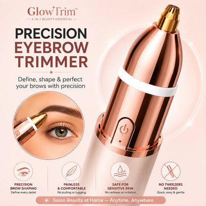 Smooth Skin Trimmer – 2-in-1 Facial & Eyebrow Precision Tool
