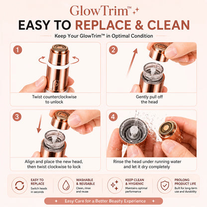 Smooth Skin Trimmer – 2-in-1 Facial & Eyebrow Precision Tool